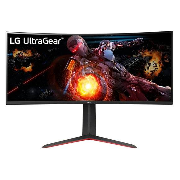 LG Ultragear 34GP63A-B QHD 34-Inch Wide Curved Gaming Monitor, VA Display with HDR 10 Compatibility and AMD FreeSync Premium, 1ms, 160Hz, Black