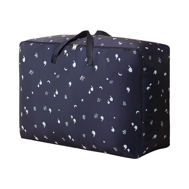 Heavy-Duty Waterproof Storage Bag - Extra-Large Moving Organizer with Reinforced Zippers for Bedding & Clothes