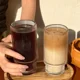 thumbnail image 4 of Vasos para beber café Vaso de vidrio Vaso para agua Whisky Cóctel Vino Café Vasos de leche Vaso alto Vaso de fiesta Bar Hogar Botella de agua, 4 of 5