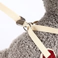thumbnail image 3 of Dog Leash Set Chest Strap + Traction Rope Comfortable Breathable Vest-type Bowknot Evening Dress Chest Harness Pet Supplies For Small Dog, 3 of 7