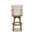 thumbnail image 5 of Jennifer Taylor Home Williams 31" Swivel Bar Stool with Armrests White Pepper, 5 of 10