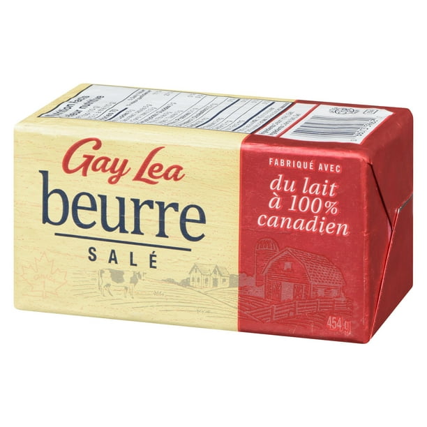 Gay Lea beurre salé 454 g, 1 lb 
