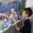 thumbnail image 6 of GreenJoy Aquarium Decorations Accessories - Artificial Fish Tank Decor Kit for Plastic Plants 4.92in, 6 of 7