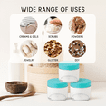thumbnail image 5 of Beauticom 36 Jars High Quality 60 Gram/ML 2 Oz Thick Acrylic Sample Container Jars - BPA Free (Teal), 5 of 5