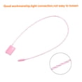 thumbnail image 4 of Uxcell 500Pcs Nylon Hang Tag String 6.7Inch Snap Lock Pins Loop Price Tag Fastener Plastic Tags Pink, 4 of 7