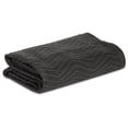thumbnail image 3 of ZENSTYLE 12 Pack Moving Blankets 80" x 72" Pro Economy Black Shipping Furniture Pads, 3 of 6