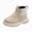 A27-Beige, variant on Toddler Girls Short Boots Fashion Non Slip Kids Girls Leather Boots