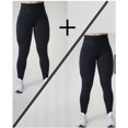 thumbnail image 1 of Leggings Franela Gruesa Forrada Felpa Tallas Grandes Kit de 2 unidades Deng Xun unisex, 1 of 2