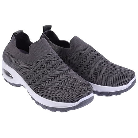 

OUNONA 1 Pair Sports Shoes Air Cushion Running Shoes Fitness Free-lace Casual Shoes