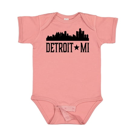 

Inktastic Detroit Michigan City Skyline Gift Baby Boy or Baby Girl Bodysuit