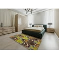 thumbnail image 4 of Ahgly Company Indoor Rectangle Abstract Copper Green Abstract Area Rugs, 5' x 7', 4 of 6