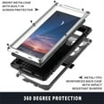 thumbnail image 3 of ELEHOLD for Samsung Galaxy S24 Ultra Case,Outdoor Sports Military Heavy Duty Full Body Cover with Built in Screen Protector Hidden Kickstand Shockproof Dustproof Case for Samsung S24 Ultra,Silver, 3 of 9