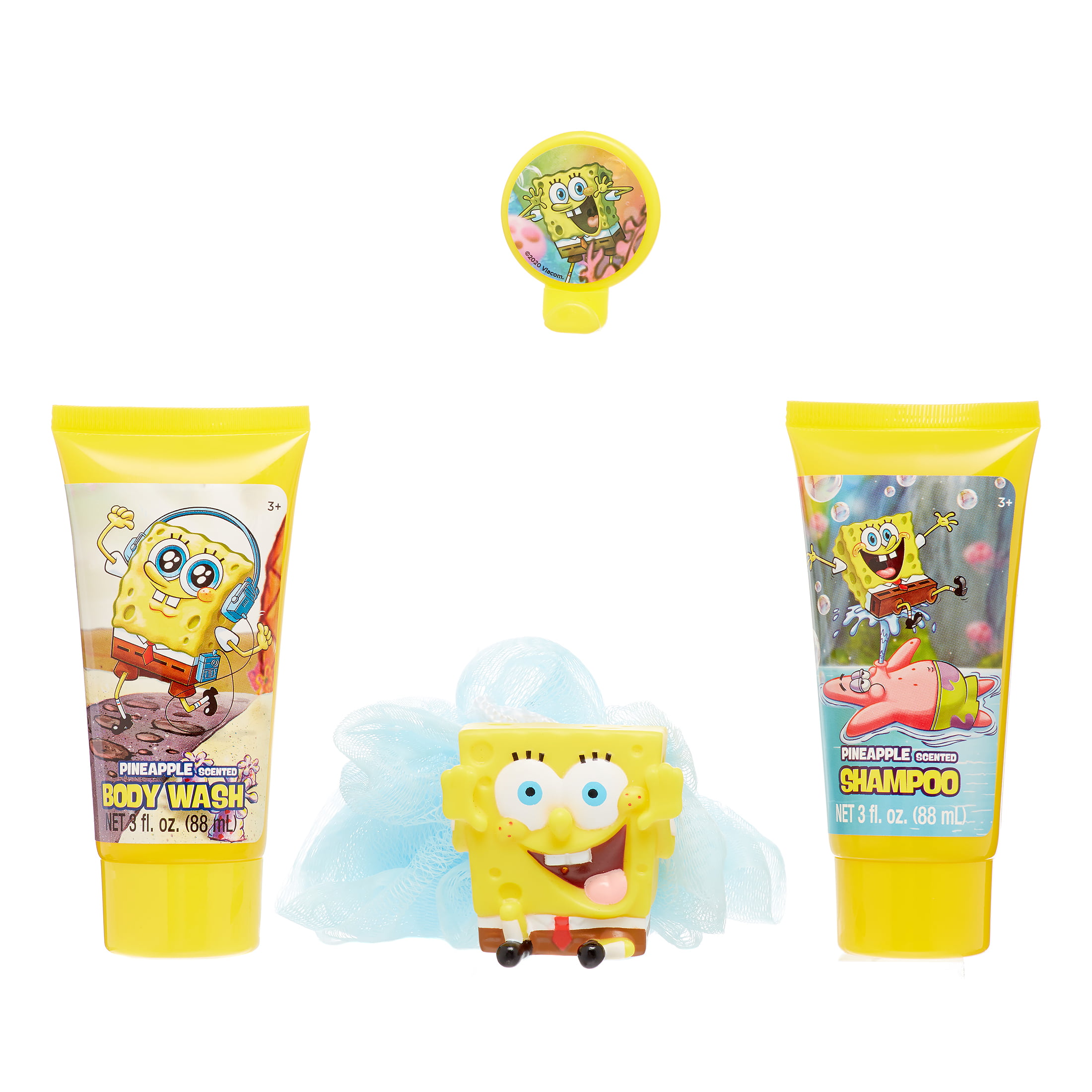 SpongeBob SquarePants 4-Piece Soap & Scrub Bath Set - Walmart.com