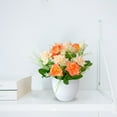 thumbnail image 3 of Centre de Table Fleurs pour Maison Élégant Présentoir de Roses Roses Réalistes pour Salon Arrangement Intérieur Différent, 3 of 5