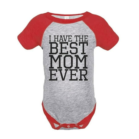 

Custom Party Shop Boy s Mothers Day Baseball OnepieceRed and Grey