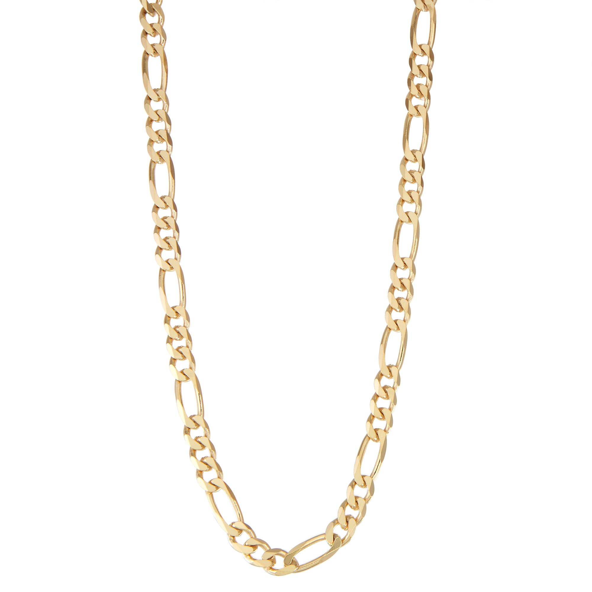 Jordan Blue NYC 14k gold plated Sterling silver Men's 22" figaro chain necklace