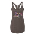 thumbnail image 3 of Tired Sleeping Cat | I Wish I Was My Cat Funny Colorful Kitty | Dean Russo Art Animal Lover Tri-Blend Racerback Tank Top, Brown, Large, 3 of 6