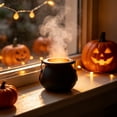 thumbnail image 4 of Halloween Witch Cauldron with Mist Maker Fogger 12 LED Light Color Change Pond Fogger Misting Cauldron Halloween Decor Fog Machine for Holiday Party(Black), 4 of 8