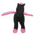 thumbnail image 2 of Mighty Jr Liar Pegasus Black Pink Durable Plush Dog Toy, 2 of 8