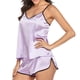 thumbnail image 2 of Pijamas informales y transpirables para mujer, lencería sexy, conjunto de camisola y pantalones cortos, ropa de dormir de dos piezas, pijamas cómodos para el hogar, 2 of 8