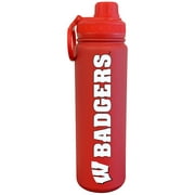 Red Wisconsin Badgers 24oz. Logo Stainless Sport Bottle