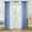 Blue, variant on Topfinel Grey Faux Linen Ombre Sheer Curtains,Semi Voile Gradient Rod Pocket Curtains for Bedroom and Living Room, Set of 2 Window Curtain Panels, 54 x 72 Inch Long