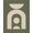 Green, Pattern 6, variant on ODIKA 8'x10' Washable Area Rug Non-Slip Chair-Friendly Mat Green Cream Geometric Leaf Design Elegance Contemporary Art Inspired for Dining Room, Large Office, Lounge