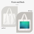 thumbnail image 2 of Yiaed Green Turquoise Teal Print Fluffy Shoulder Bag Plush Bags Women Ladies Tote Bag Fluffy White Furry Purse Handbag for Autumn and Winter, 2 of 7