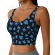 thumbnail image 2 of Balery Blue Octopus Sujetadores deportivos con espalda cruzada para mujer, acolchados, sin costuras, de alto impacto, ideales para yoga, gimnasio, entrenamiento y fitness.-, 2 of 8