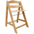 thumbnail image 3 of 509 Crew Sky Wooden Chair: Natural - Made of Hard German Beechwood, Kids Furniture, Adjustable Seat & Footrest, Ages 3+, Up to 218 lbs., 3 of 5