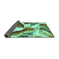 thumbnail image 2 of Ahgly Company Indoor Rectangle Abstract Turquoise Blue Modern Area Rugs, 6' x 9', 2 of 4