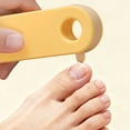 thumbnail image 4 of 2 in 1 Dead Skin Foot Scrubber Stainless Steel Scraper Brush Ergonomic Handle for Adult Kid Daily Bathroom Pedicure Use, 4 of 4