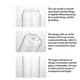 thumbnail image 5 of Billuyoard 400ml Glass Cup Milk Drinking Transparent Breakfast Restaurant Mug -proof Drinkware Can-Shape Hotel Home Type2, 5 of 6