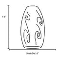 thumbnail image 2 of Access Lighting 28011-1C-BS/RUSKY Sydney 3-1/2" Wide 1 Light Corded Pendant - Silver, 2 of 2