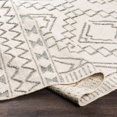 thumbnail image 3 of Hauteloom Joliette Wool Living Room, Bedroom Area Rug - Bohemian/Global - Cream, Gray, Black - 4' x 6', 3 of 7