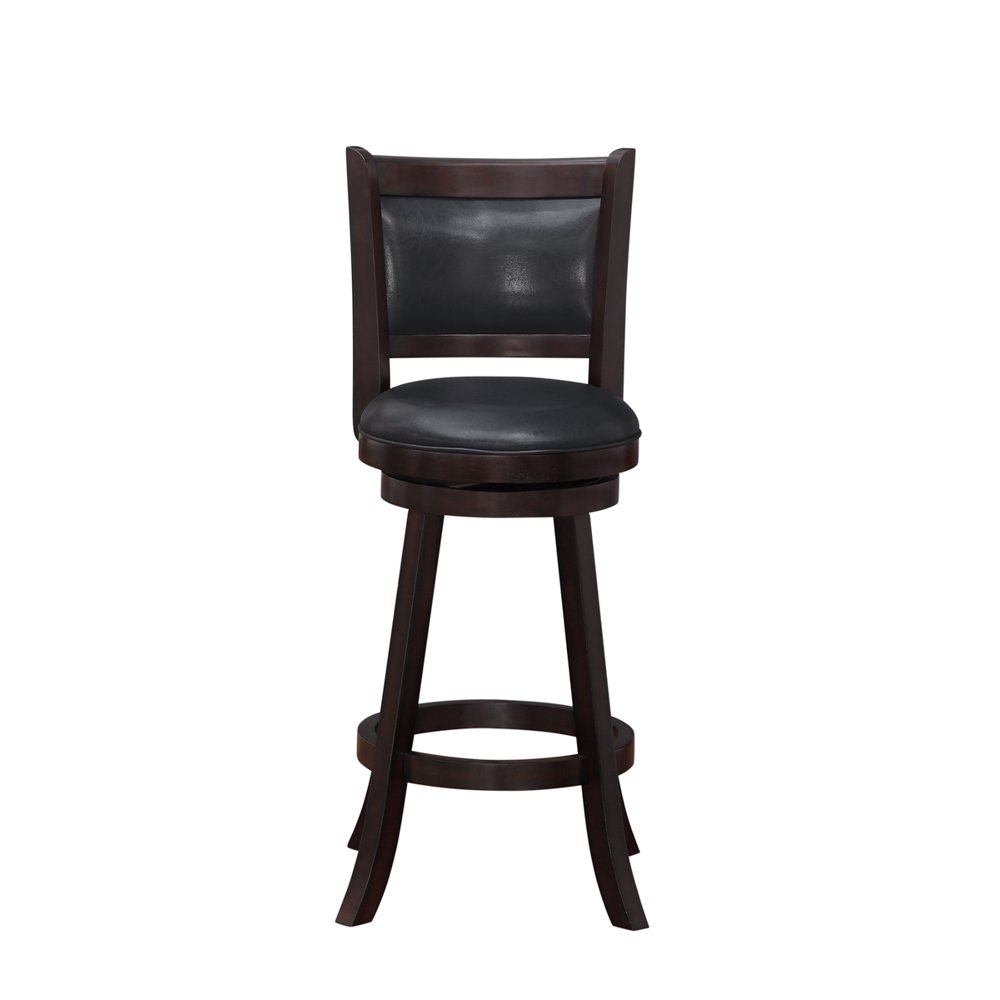 Boraam Rhea 29" Swivel Bar Stool, Merlot