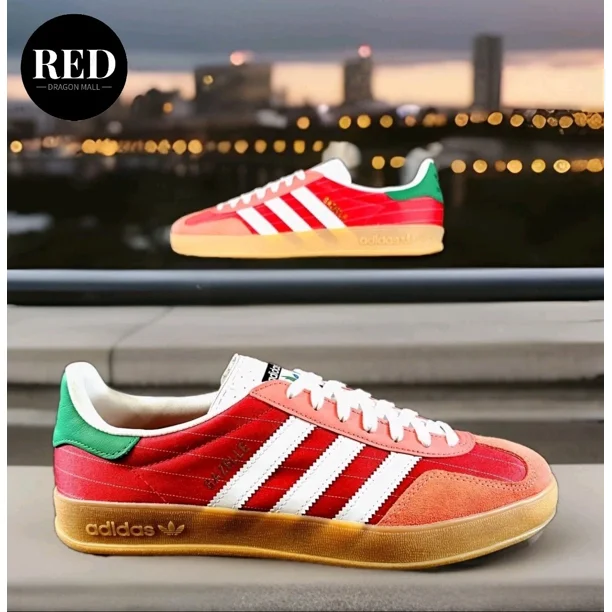 Ad-id-as Gazelle Indoor Olympic Pack Red Shoes IF9641 - Men's Size 10.5