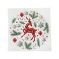 thumbnail image 2 of Herrnalise 13x13 inch 60 Sheets Napkin Christmas Tree Elk Snowflakes Luncheon Decoupage Napkins,3-Ply Christmas Theme Printed Napkins for Dinner and Party, Disposable Napkins Decorative, 2 of 8