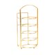 thumbnail image 5 of Organizador de mesa de cocina BLESIY Estante de almacenamiento de platos Metal oro, 5 of 8