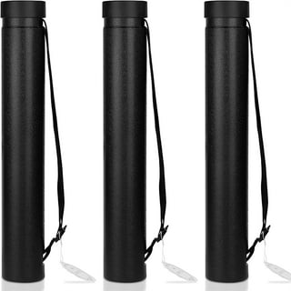 Pacific Arc Expandable Poster Storage Mailing Tube, for Blueprint, Artwork,  Plans, Drafting - Hard Plastic Black 25 inches to 37.5 inches with 3 Inch