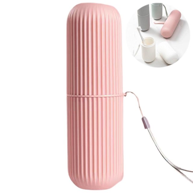 Almacenamiento De Pasta De Dientes Para Cepillos De Dientes, Estuche De Viaje Para Cepillos De Dientes, Suministros De Limpieza De Dientes Portátiles Multifuncionales Para Acampar Y Viajar Methold HA043899-02