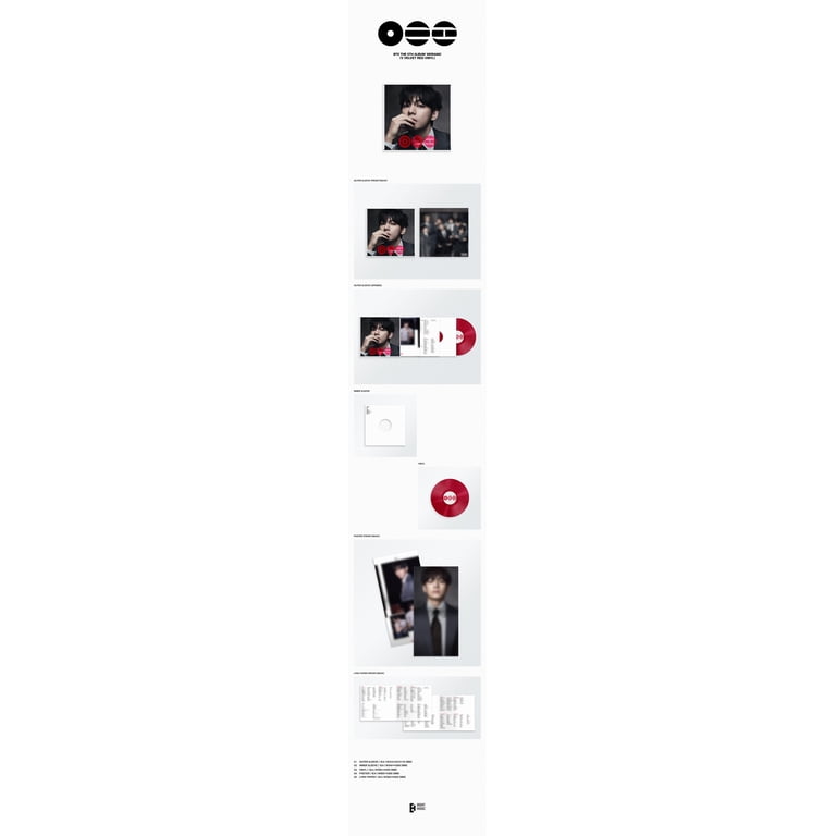 BTS - [ARIRANG] 5th Album STANDARD VINYL V VELVET RED Version