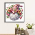 thumbnail image 4 of Pintura 5 D DIY Taladro Parcial En Forma Especial Diamante Flor Gnomo Arte 30x30cm, 4 of 9