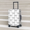 thumbnail image 6 of Pofeuu Labrador Retriever Dog Print Luggage Suitcase Cover Protector Luggage Washable Covers Aesthetic for 18/24/28/32 inch Luggage（No luggage included）-Large, 6 of 7