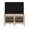 thumbnail image 6 of Mainstays Glass Door TV Stand for TVs up to 55", Spring Pine, 6 of 11