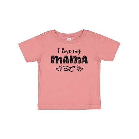 

Inktastic I Love My Mama- Hearts Gift Baby Boy or Baby Girl T-Shirt