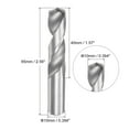thumbnail image 2 of Uxcell 10mm C2/K20 Tungsten Carbide Straight Shank Spiral Flutes Twist Drill Bit, 2 of 5