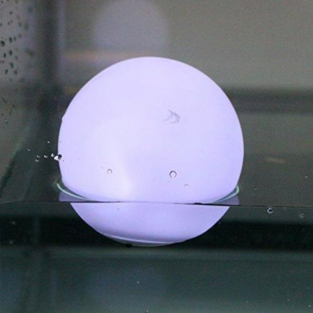 Flashing Floating - AGPtek 1 Piece White Color Flickering Flashing Mood Light Garden Deco LED Flashing Ball Floating Ball