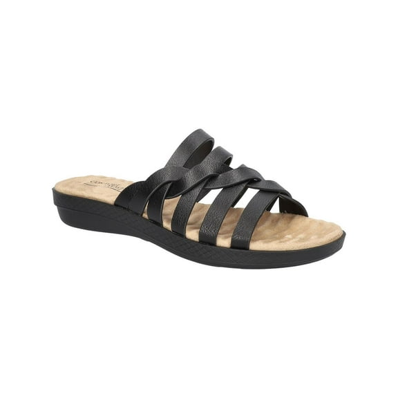 Easy Spirit Womens Sheri Slip On Open Toe Slide Sandals