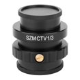 thumbnail image 1 of Nimomo Adaptador de Lente con Montura C Adaptador SZMCTV 1/3 Adaptador de Lente con Montura C para cámara de Video con microscopio estéreo trinocular, 1 of 11